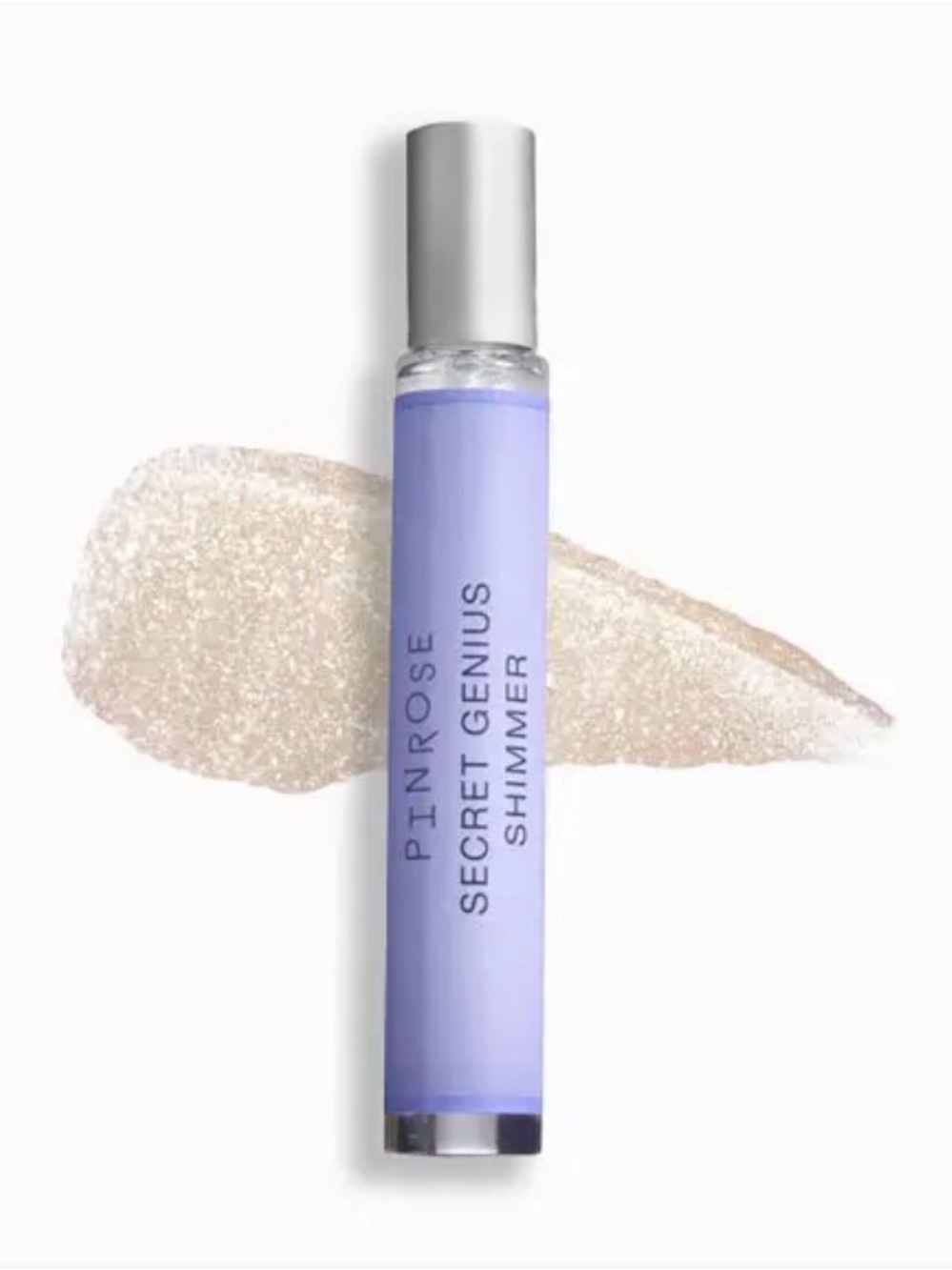 PINROSE Secret Genius Shimmer Rollerball Eau De Perfume - Iridescent White